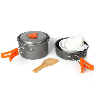 アメリカ 通貨 粘りのないキャンプ用 炊飯器 鍋 セット 屋外 キッチン 軽量 バックパック