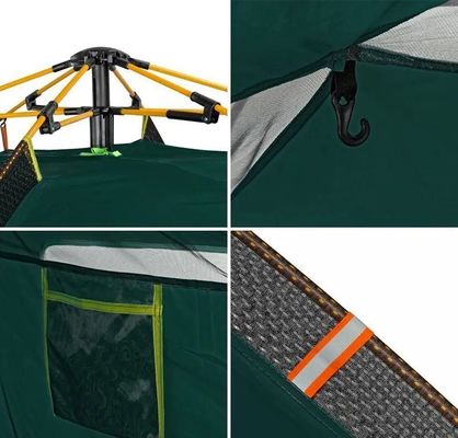 オートマティックセット アウトドアアドベンチャー用のポリエステルキャンプテント