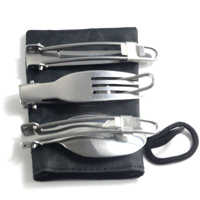 ステンレス鋼 キャンプ用 食器セット 銀製 食器具 フォークとスプーン