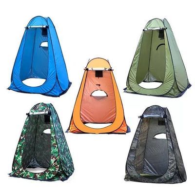 アウトドアポップアップキャンプテント ポリエステルシルバーコーティング トイレテント トップスタイルのペットテント