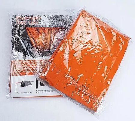 PEポータブルテント 非常事態対策のための外出生存緊急チューブテント