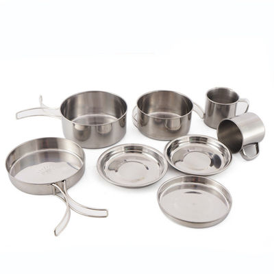 ポータブルスタイルのステンレスステール炊飯器セット 屋外キャンプ US 6.5 / パーツ