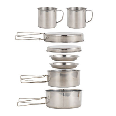 ポータブルスタイルのステンレスステール炊飯器セット 屋外キャンプ US 6.5 / パーツ