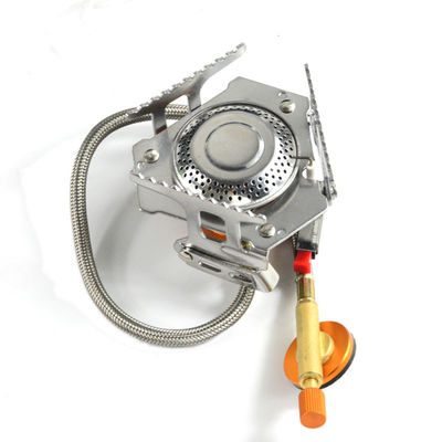 携帯キャンプ用 145mm シルバー 携帯ガスバーナー 屋外