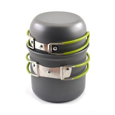 アルミキャンプ用炊飯器 メッズキット 携帯ポットセット 屋外料理用