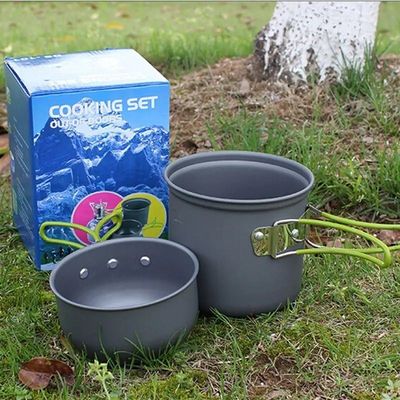 アルミキャンプ用炊飯器 メッズキット 携帯ポットセット 屋外料理用