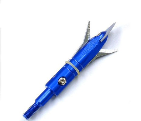 4.3X2.5cm 持ち運び可能な100粒金属 弓矢 野外狩り 矢頭