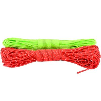 4mm 直径 反射 7 糸 パラコード 100FT ポリエステル 550 パラシュートコードロープ