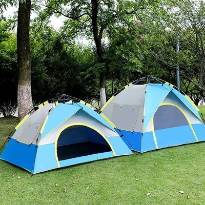 携帯キャンバステント 防水と自動 2 ドアの屋外グラッピングテント