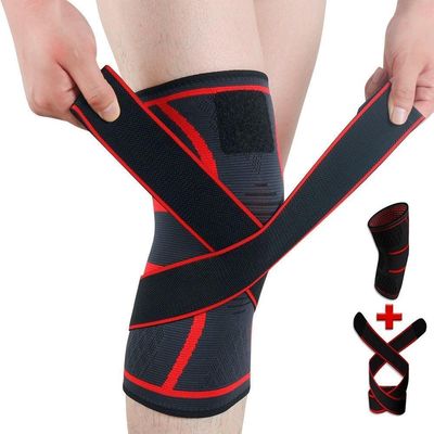 スポーツ ランニング用ナイロン 膝支架 総重量0.130kg