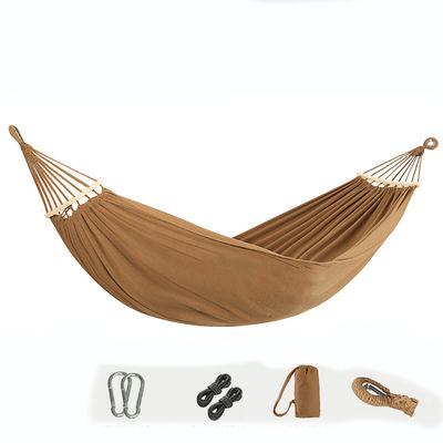 露天用 持ち運び可能な200x80cm キャンピングや旅行用の綿のハンマック 30日間の返品ポリシー
