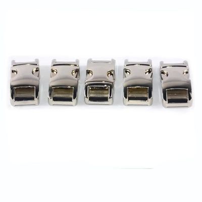 パーソナライズされた要求 10mm亜鉛合金パラコード ブレスレットブックル 0.018kg総重量