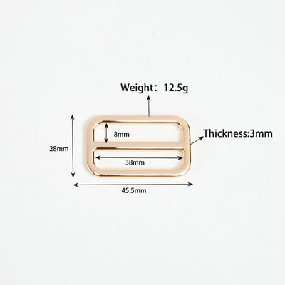 手袋用 25mm 調節可能な金属スライダー トリグリッドブックル フォールハンドバッグまたは犬の襟用