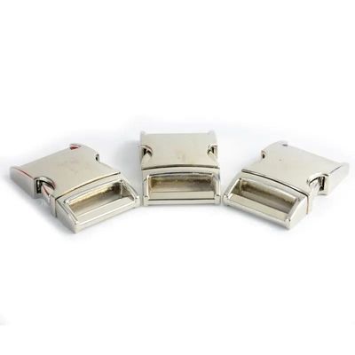 WET689 20mm メタル・リリリース カーブド・ブックル 亜鉛合金 サイド・リリリース・ブックル ハンドバッグ